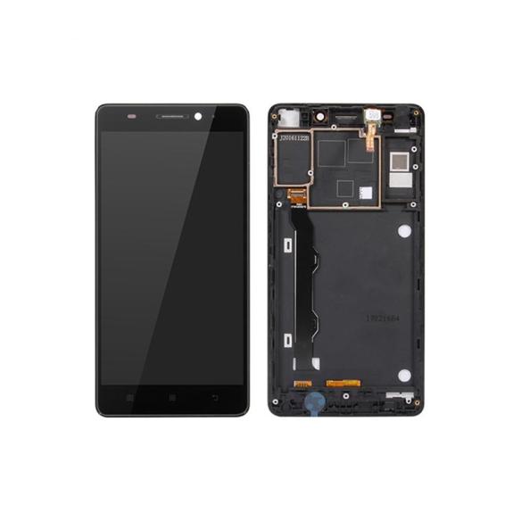 PANTALLA TACTIL LCD COMPLETA PARA LENOVO A7000 NEGRO CON MARCO