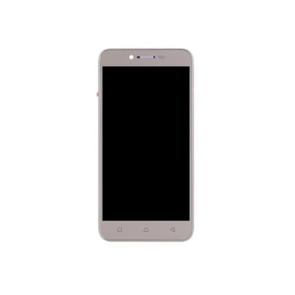 PANTALLA COMPLETA PARA LENOVO VIBE K5 PLUS DORADO CON MARCO