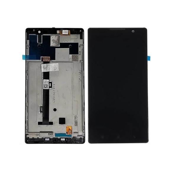 PANTALLA LCD COMPLETA PARA LENOVO K80 / K80M NEGRO CON MARCO