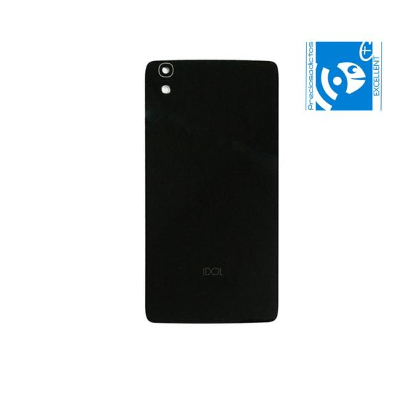 TAPA TRASERA CUBRE BATERIA PARA ALCATEL IDOL 4 NEGRO