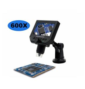 Microscopio Digital G600 1-600X HD - 1080p - Monitor de 4.3"