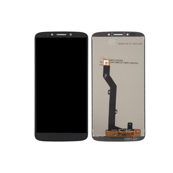 PANTALLA LCD COMPLETA PARA MOTOROLA MOTO E5 NEGRO SIN MARCO