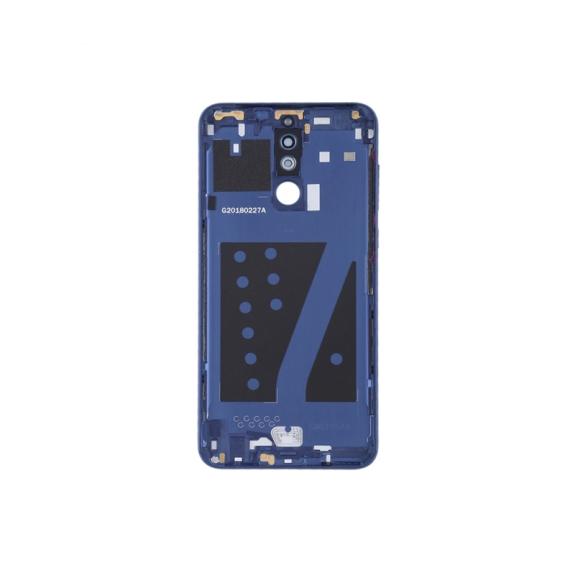 Tapa para Huawei Mate 10 Lite con embellecedor azul