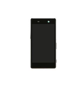Tactile LCD screen full for Sony Xperia M5 black with frame