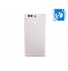 TAPA TRASERA CON BOTON FINGERPRINT PARA HUAWEI ASCEND P9 PLATA