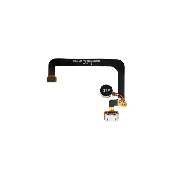 CABLE FLEX CONECTOR DOCK DE CARGA Y VIBRADOR PARA ALCATEL IDOL 4