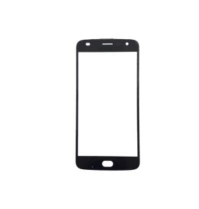 Front screen glass for Motorola Moto Z2 Play black