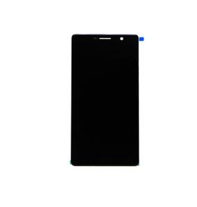 Tactile LCD screen full for Nokia 7 Plus black without frame