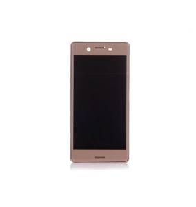 PANTALLA TACTIL LCD COMPLETA PARA SONY XPERIA X ROSA CON MARCO