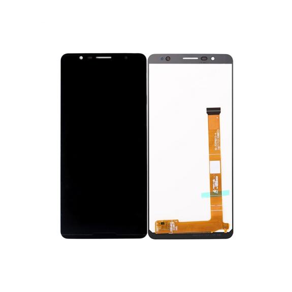 Pantalla para Alcatel 3C negro sin marco