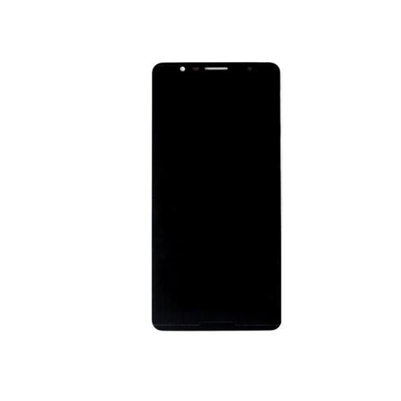 Pantalla para Alcatel 3C negro sin marco