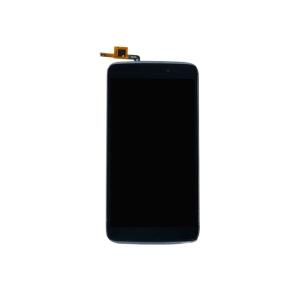 Tactile LCD screen full for Alcatel Idol 3 black with frame