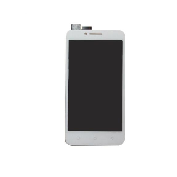 PANTALLA TACTIL LCD COMPLETA PARA LENOVO VIBE C BLANCO CON MARCO