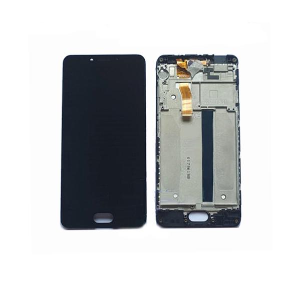 PANTALLA TACTIL LCD COMPLETA PARA MEIZU M5C NEGRO CON MARCO