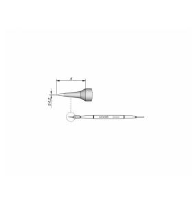 Punta Soldador JBC C210009 de Cabezal Cónica - 0.2mm