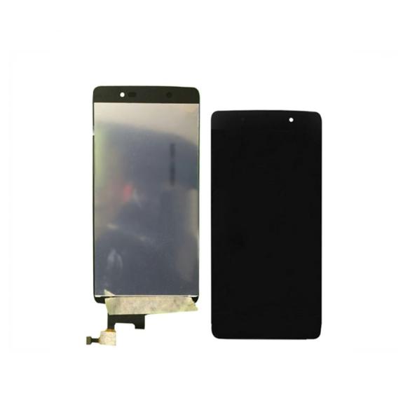 PANTALLA TACTIL LCD COMPLETA PARA ALCATEL IDOL 4 NEGRO SIN MARCO