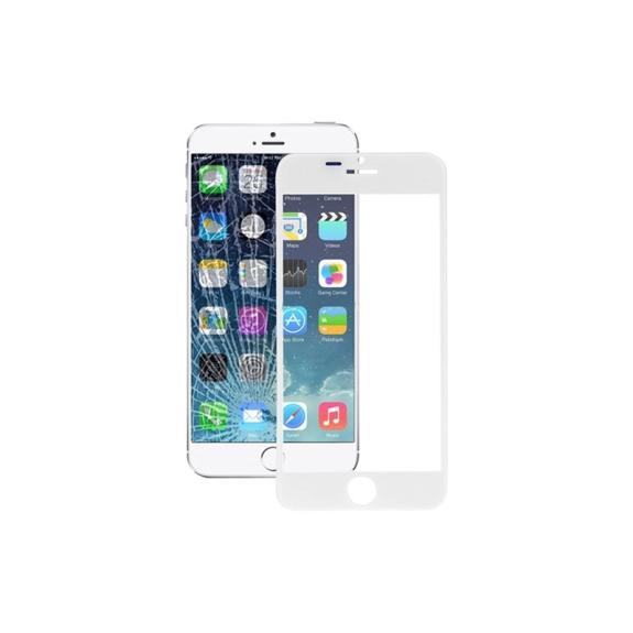 Cristal de pantalla para iPhone 6 blanco