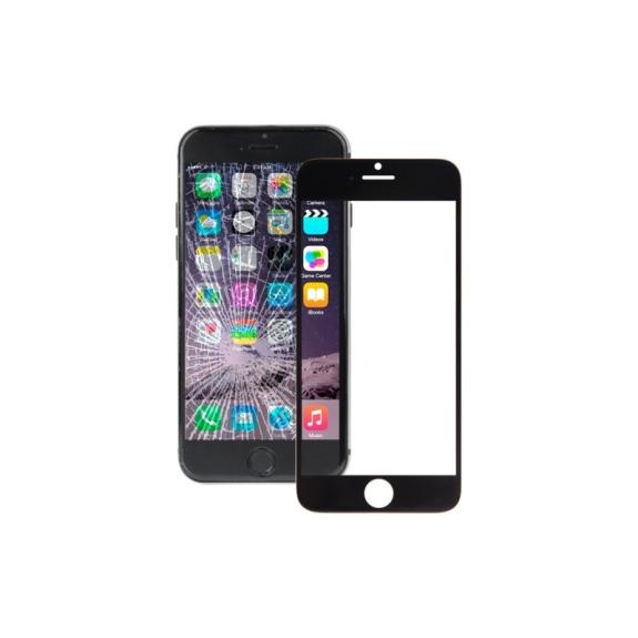 Cristal de pantalla para iPhone 6 negro