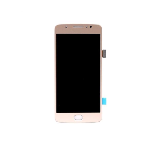 PANTALLA LCD COMPLETA PARA MOTOROLA MOTO E4 DORADO SIN MARCO