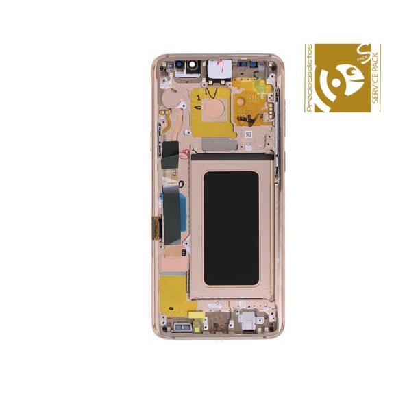 Pantalla SERVICE PACK para Samsung Galaxy S9 Plus dorado