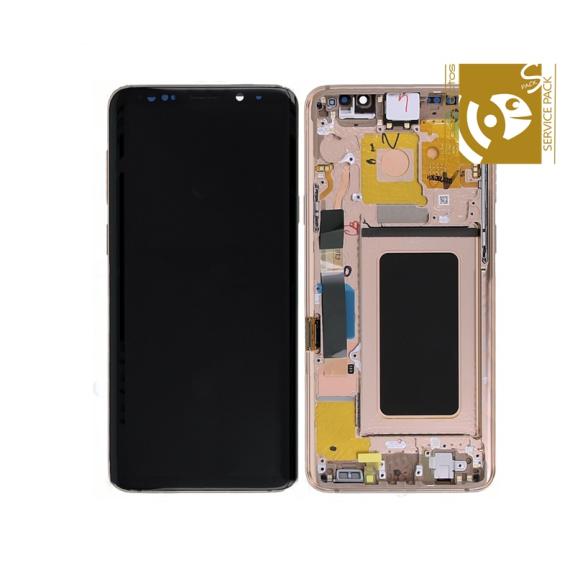 Pantalla SERVICE PACK para Samsung Galaxy S9 Plus dorado