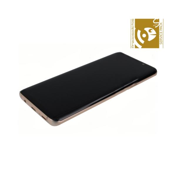 Pantalla SERVICE PACK para Samsung Galaxy S9 Plus dorado