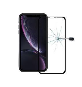 CRISTAL TEMPLADO 3D PARA IPHONE XR / IPHONE 11 NEGRO