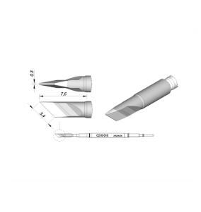 Punta Soldador JBC C210018 de Cabezal Cuchilla Inox - 3.4x0.3mm