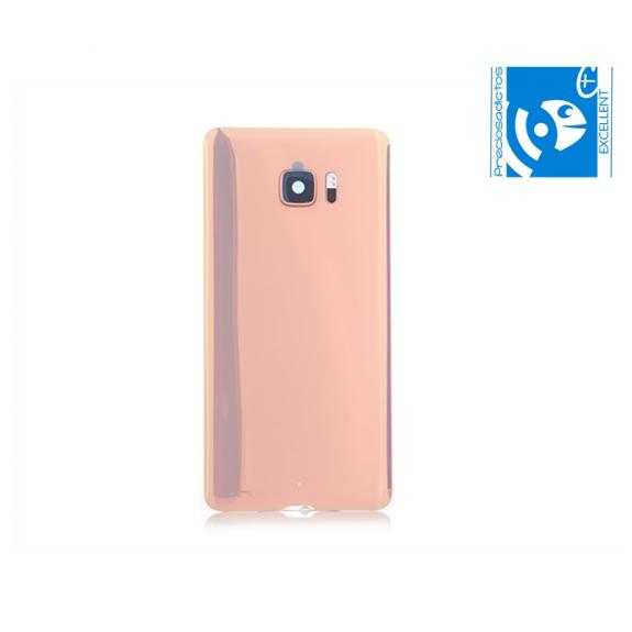 TAPA TRASERA CUBRE BATERIA PARA HTC U ULTRA ROSA