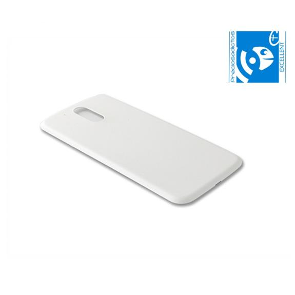 TAPA TRASERA CUBRE BATERIA PARA MOTOROLA MOTO G4/G4 PLUS BLANCO