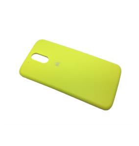 TAPA CUBRE BATERIA PARA MOTOROLA MOTO G4/G4 PLUS AMARILLO