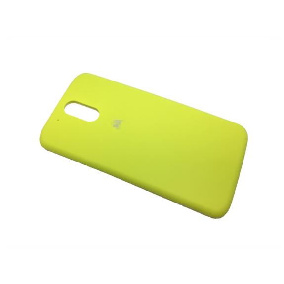 TAPA CUBRE BATERIA PARA MOTOROLA MOTO G4/G4 PLUS AMARILLO