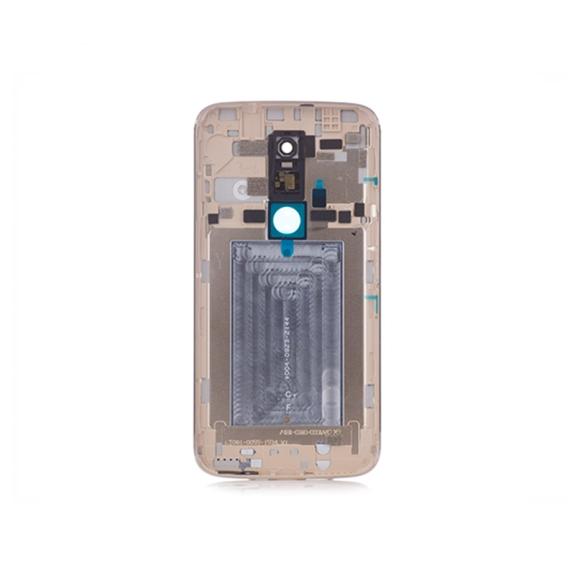 TAPA TRASERA CUBRE BATERIA CON LENTE PARA MOTOROLA MOTO M DORADO