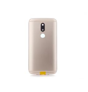 TAPA TRASERA CUBRE BATERIA CON LENTE PARA MOTOROLA MOTO M DORADO