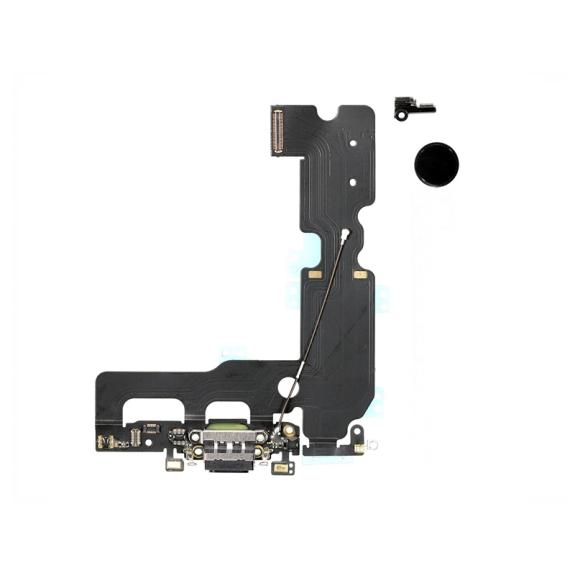 Flex de carga y botón home para iPhone 7 Plus negro