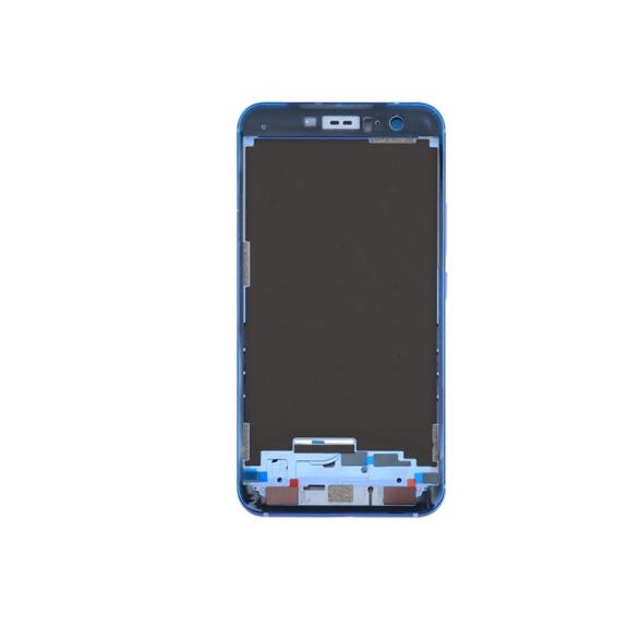 MARCO FRONTAL INTERMEDIO PANTALLA CHASIS PARA HTC U11 AZUL CLARO