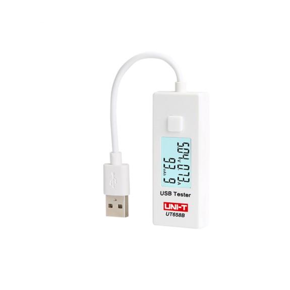 Probador de Tensión y Medidor de Corriente USB - UNI T UT658B