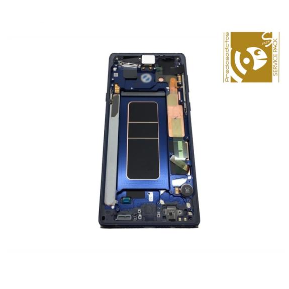 Pantalla SERVICE PACK para Samsung Galaxy Note 9 azul