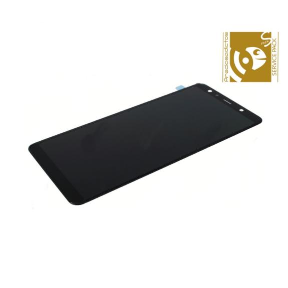 Pantalla para Samsung Galaxy A7 2018 negro SERVICE PACK