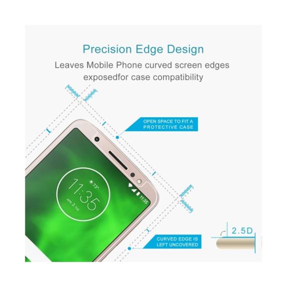 PROTECTOR DE PANTALLA CRISTAL TEMPLADO PARA MOTOROLA MOTO G6