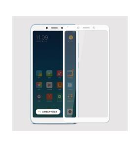 White 3D tempered glass protector for Xiaomi Redmi 6
