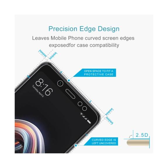 CRISTAL TEMPLADO TRANSPARENTE PARA XIAOMI REDMI NOTE 5 PRO/5DUAL