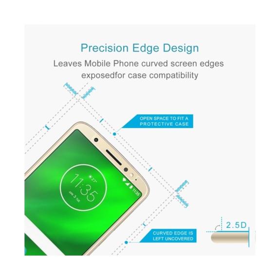 PROTECTOR PANTALLA CRISTAL TEMPLADO PARA MOTOROLA MOTO G6 PLUS