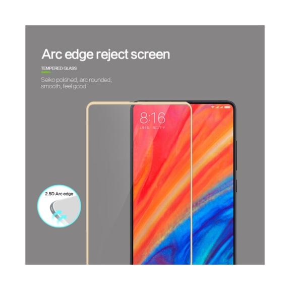 CRISTAL TEMPLADO 3D DORADO PARA XIAOMI MI MIX 2S