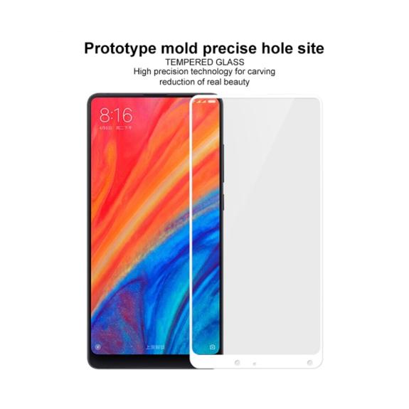 CRISTAL TEMPLADO 3D BLANCO PARA XIAOMI MI MIX 2S