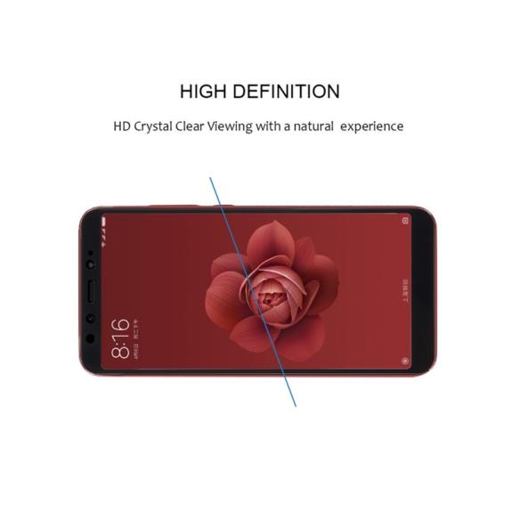 CRISTAL TEMPLADO 3D NEGRO PARA XIAOMI MI 6X / A2