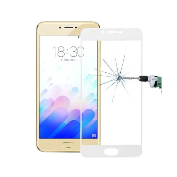 PROTECTOR PANTALLA CRISTAL TEMPLADO PARA MEIZU MEILAN X BLANCO