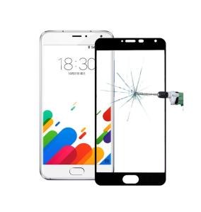 PROTECTOR DE PANTALLA CRISTAL TEMPLADO PARA MEIZU METAL NEGRO