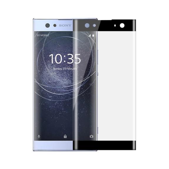 CRISTAL TEMPLADO 3D NEGRO PARA SONY XPERIA XA2 ULTRA