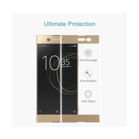 CRISTAL TEMPLADO 3D DORADO PARA SONY XPERIA XA1 ULTRA /XPERIA C7